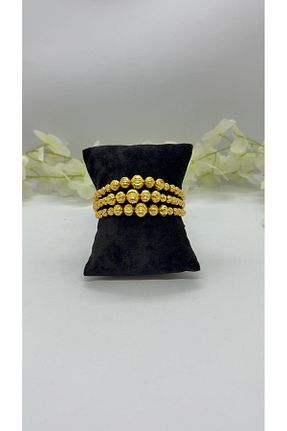 دستبند جواهر زرد زنانه روکش طلا Constanza Exclusive - کد 949534569