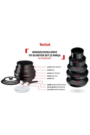 قابلمه مشکی Çıkarılabilir Saplı TEFAL - کد 659814387