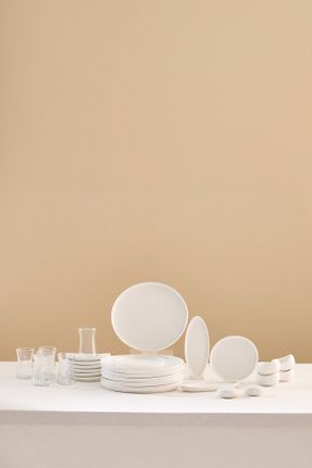 سرویس قهوه خوری سفید 6 نفره Karaca - کد 748213203
