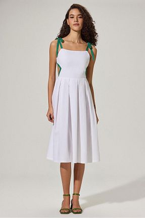 لباس سفید زنانه بافتنی White By Nature - کد 815616116