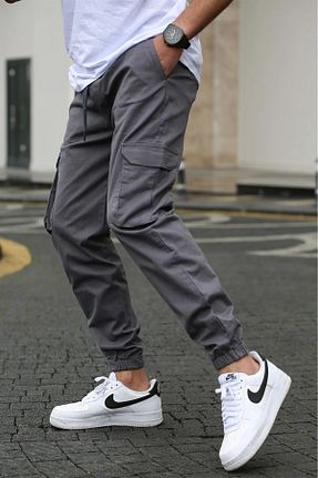 شلوار طوسی مردانه لیکرا shn sportswear - کد 795494421