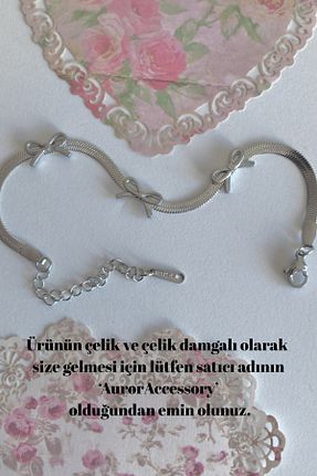 دستبند استیل (فولاد) سفید زنانه استیل (فولاد) AurorAccessory - کد 941883713