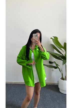 پیراهن سبز زنانه اورسایز Shiron Sportswear&Company - کد 929992281