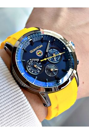 ساعت مچی زرد مردانه 41-45 میلی متر Quantum - کد 767757979