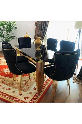 ست میز ناهارخوری مشکی atölye ali antal - کد 944355337