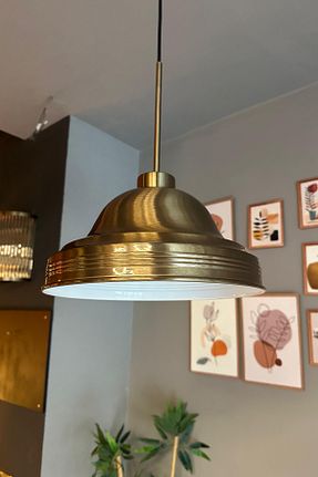 لوستر قهوه ای فلزی Bamyum - کد 923426994