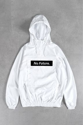 کت سفید مردانه رگولار No Future - کد 58790141