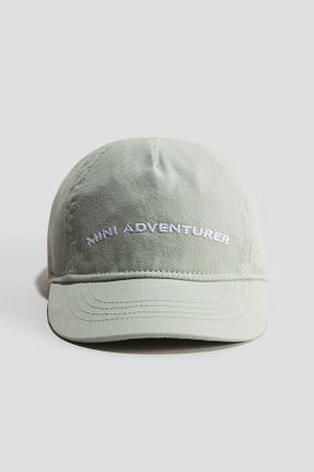کلاه سبز بچه گانه پنبه ای H&M - کد 924654036