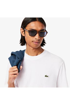 تیشرت سفید مردانه رگولار Lacoste - کد 820864964