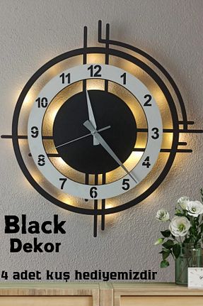 ساعت دیواری مشکی 50 * 50 Blackdekor - کد 892450564