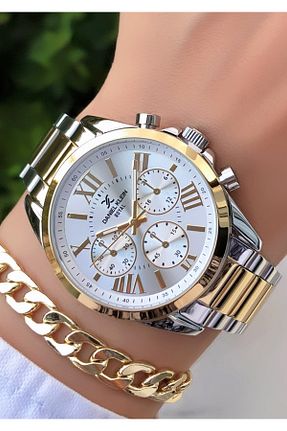 ساعت مچی طلائی زنانه 36-40 میلی متر Daniel Klein - کد 350883200