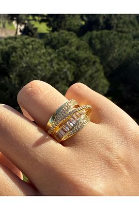 انگشتر استیل (فولاد) طلائی زنانه استیل (فولاد) reyselstyle - کد 886051302