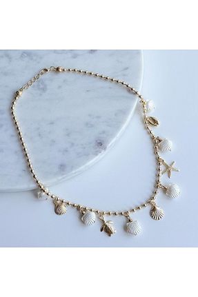 گردنبند جواهر رنگی زنانه منجق VenüsDesign - کد 945369549
