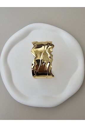 دستبند استیل (فولاد) زرد زنانه استیل (فولاد) Zivazer Store - کد 942802461