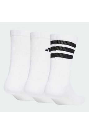 جوراب سفید زنانه پنبه ای adidas - کد 896894971