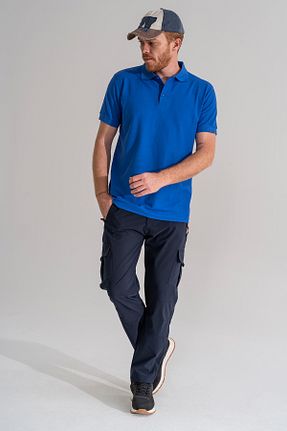 شلوار اسپرت سرمه ای مردانه پلی استر Souris - کد 922374257