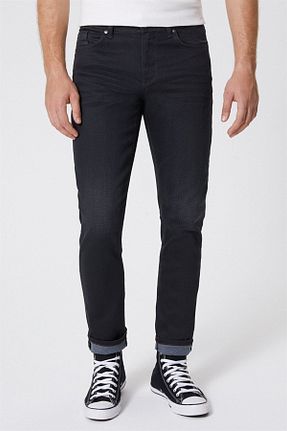 شلوار جین طوسی مردانه پاچه تنگ Lee Cooper - کد 358355889