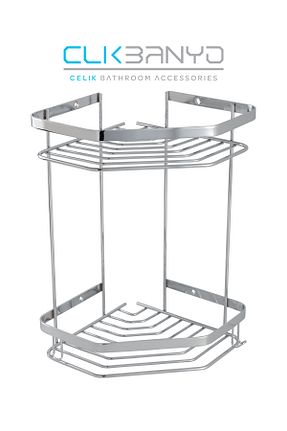 نظم دهنده حمام متالیک استیل ضد زنگ ÇELİK BANYO - کد 751986115