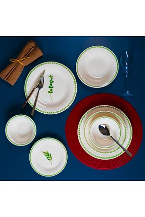 سرویس غذاخوری سفید 6 نفره Aryıldız - کد 767126071