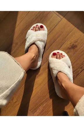 دمپائی خانگی بژ زنانه پارچه ای Mare - کد 65144299