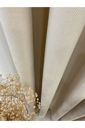 پرده زمینه بژ کتان Brillant - کد 800028211
