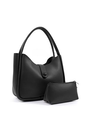 کیف دوشی مشکی زنانه چرم مصنوعی Shaka - کد 792877711