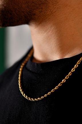 گردنبند استیل ( فولاد ) زرد زنانه استیل (فولاد) signoraerica - کد 930298686