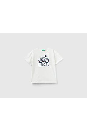 تیشرت بژ بچه گانه رگولار United Colors of Benetton - کد 809889578