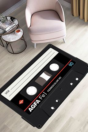 فرش مشکی قابل شستشو Emiroğlu - کد 207590158