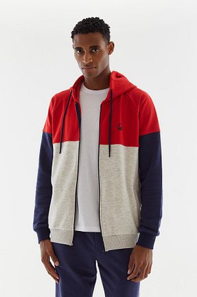 سوئیشرت اسپرت طوسی مردانه رگولار United Colors of Benetton - کد 770378965