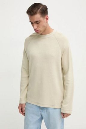 سوئیشرت بژ زنانه ساده Calvin Klein - کد 874361586