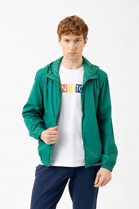 بادگیر و بارانی سبز مردانه پارچه United Colors of Benetton - کد 838311854