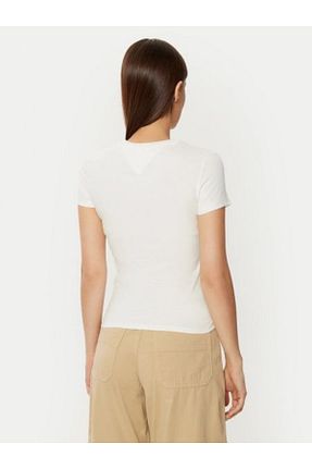 تیشرت سفید زنانه رگولار Tommy Hilfiger - کد 885354814
