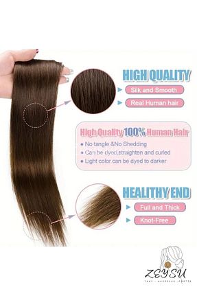 کلاه گیس قهوه ای زنانه Zeysum - کد 881977785