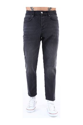 شلوار جین طوسی مردانه پاچه تنگ CEDY DENIM - کد 234457500