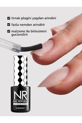 لاک ناخن دائمی سفید Nail Republic - کد 232185588