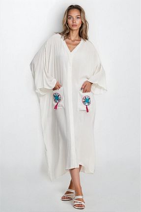لباس سایز بزرگ رنگی زنانه ویسکون VAGGON - کد 948533428