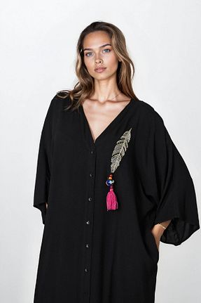 لباس سایز بزرگ رنگی زنانه ویسکون VAGGON - کد 948506703