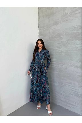 لباس سرمه ای زنانه بافتنی MitraMina - کد 292057431