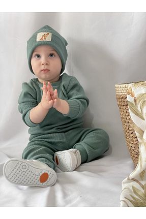 ست نوزادی سبز بچه گانه پنبه ای MiaBaby - کد 360058733