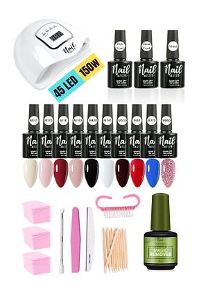 لاک ناخن دائمی رنگی Nail Master - کد 843739475