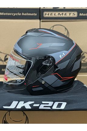 کلاه ایمنی موتور سواری رنگی Açık Kasklar Palas Motor - کد 931423289