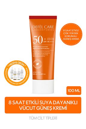 کرم ضد آفتاب بدن SPF 50 + Defel Care - کد 933091316