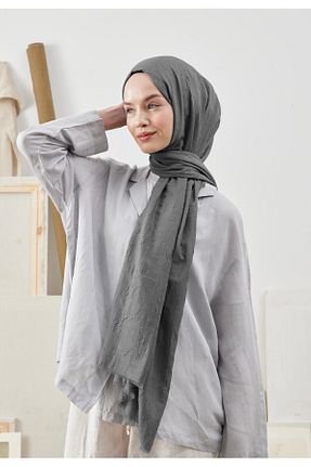 شال طوسی زنانه پلی استر Genel Markalar - کد 710928175