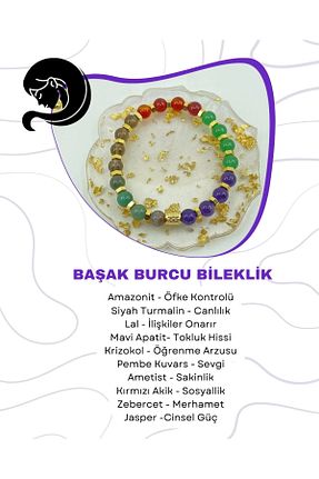 دستبند جواهر رنگی زنانه سنگ طبیعی Saff Doğal Taş - کد 353518145