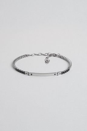 دستبند استیل (فولاد) متالیک مردانه استیل (فولاد) So Chic - کد 861540168