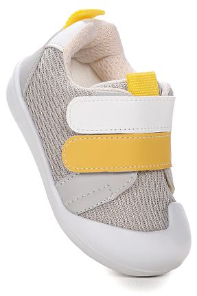 کفش اسنیکر طوسی بچه گانه چسبی Kiko Kids - کد 832496641