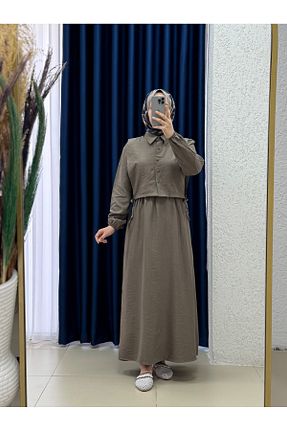لباس حجاب رنگی زنانه اورسایز MİHRA STORE - کد 941005526