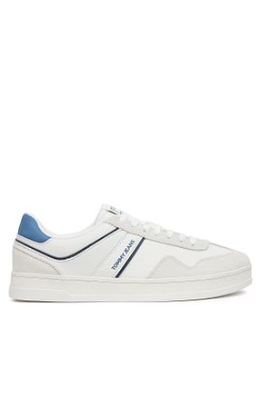 کفش اسنیکر سفید مردانه چرم اصل Tommy Hilfiger - کد 889677963