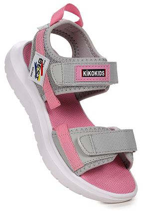 صندل طوسی بچه گانه پاشنه تخت Kiko Kids - کد 702169686